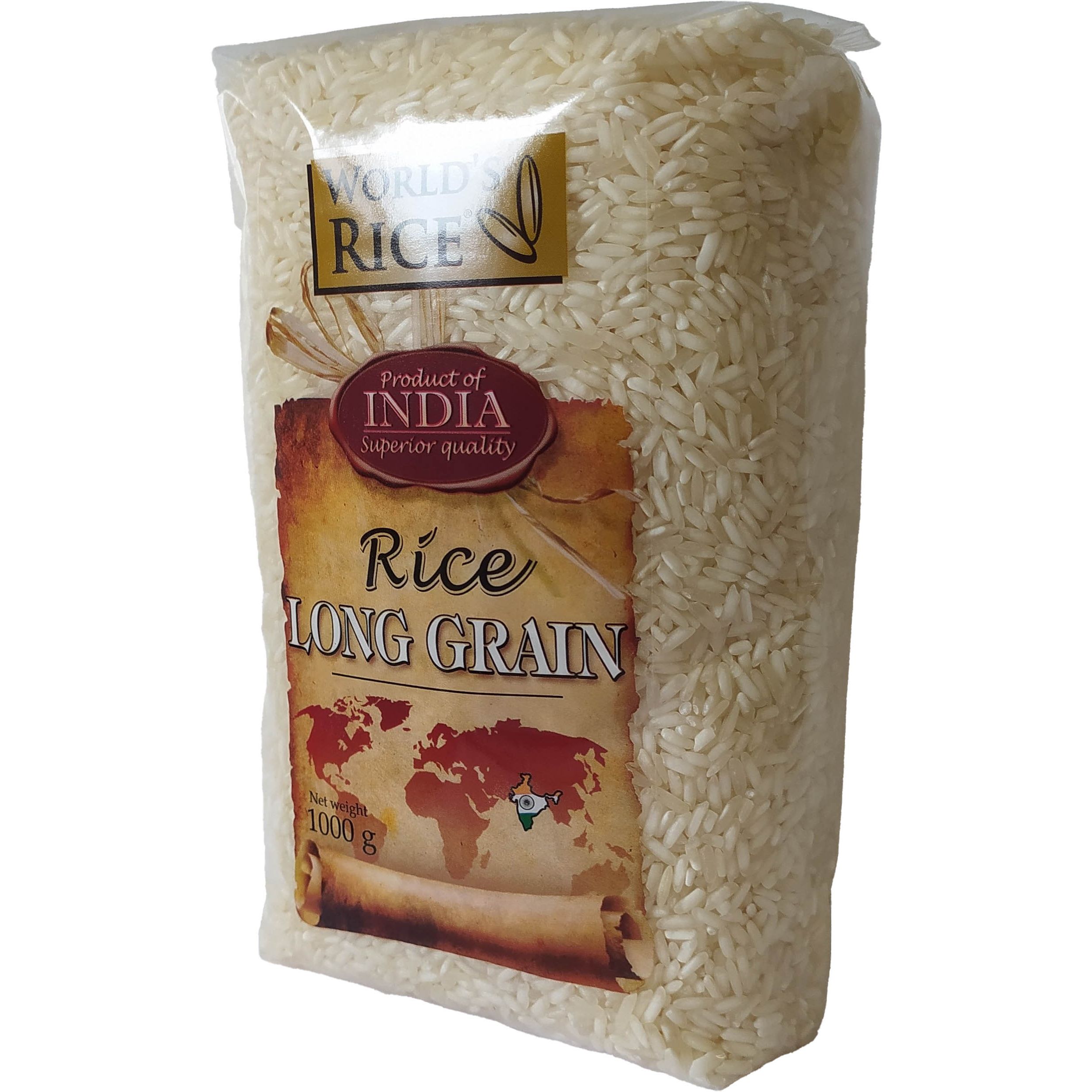 Рис World's Rice Long Grain New India 1 кг - фото 1