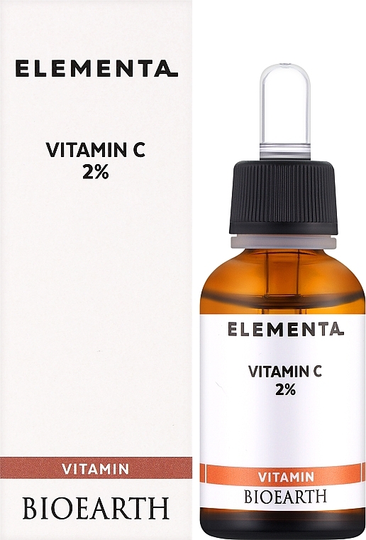 Сироватка для обличчя Bioearth Elementa Vitamin C 2% 15 мл - фото 2