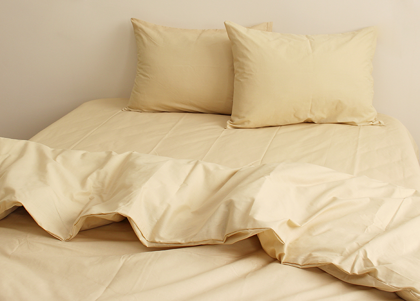Комплект постельного белья TAG Tekstil Семейный Бежевый 000163441 (Vanilla) - фото 2
