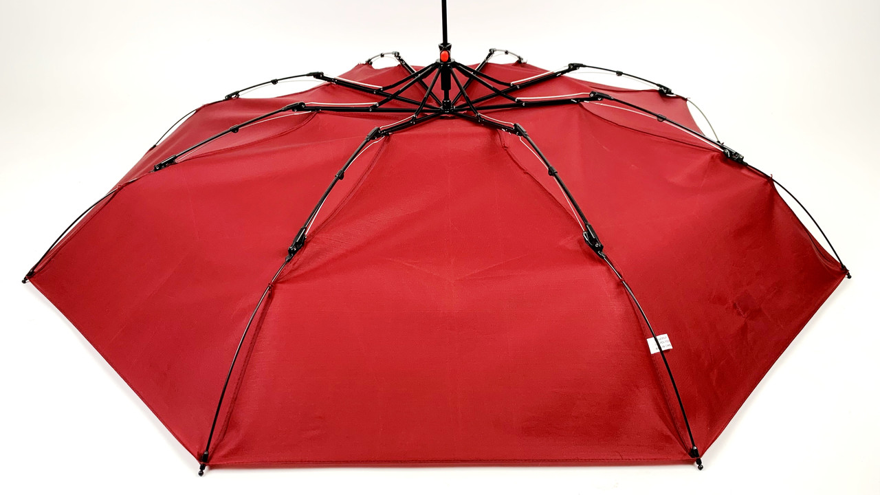 Женский складной зонтик механический S&L 97 см фуксия - фото 2