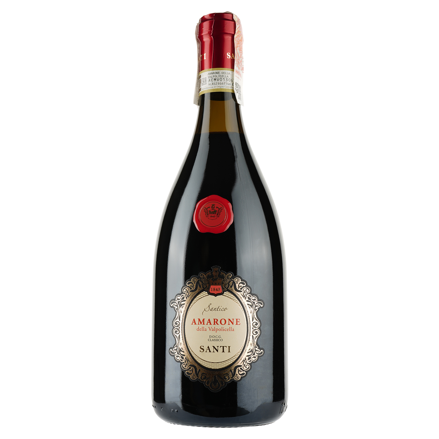 Вино Amarone Della Valpolicella Classico Santico DOCG, червоне, сухе, 15,5 %, 0,75 л (8000019076024) - фото 1