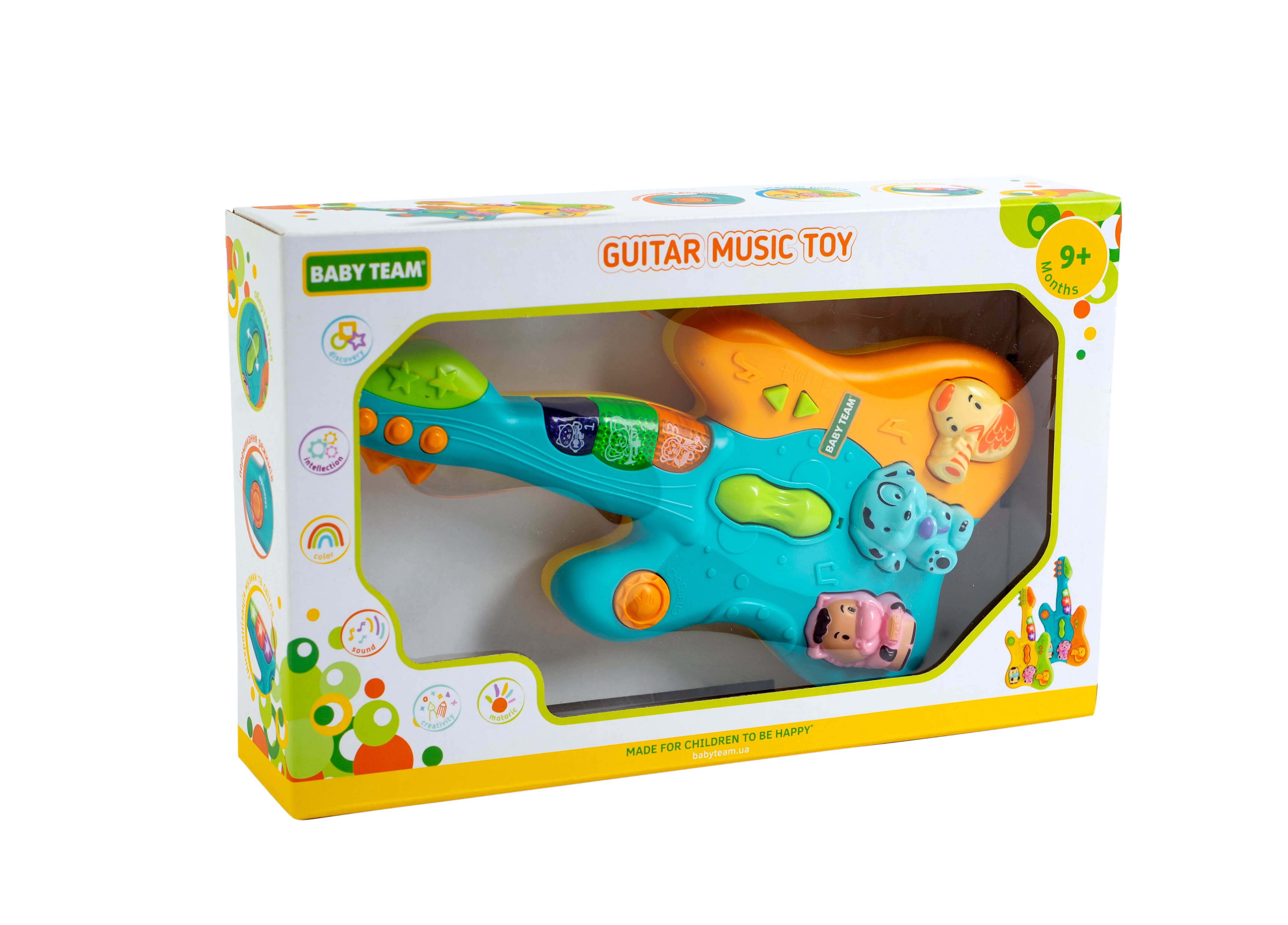 Музыкальная игрушка Baby Team Гитара голубая (8644_гитара голубая) - фото 3