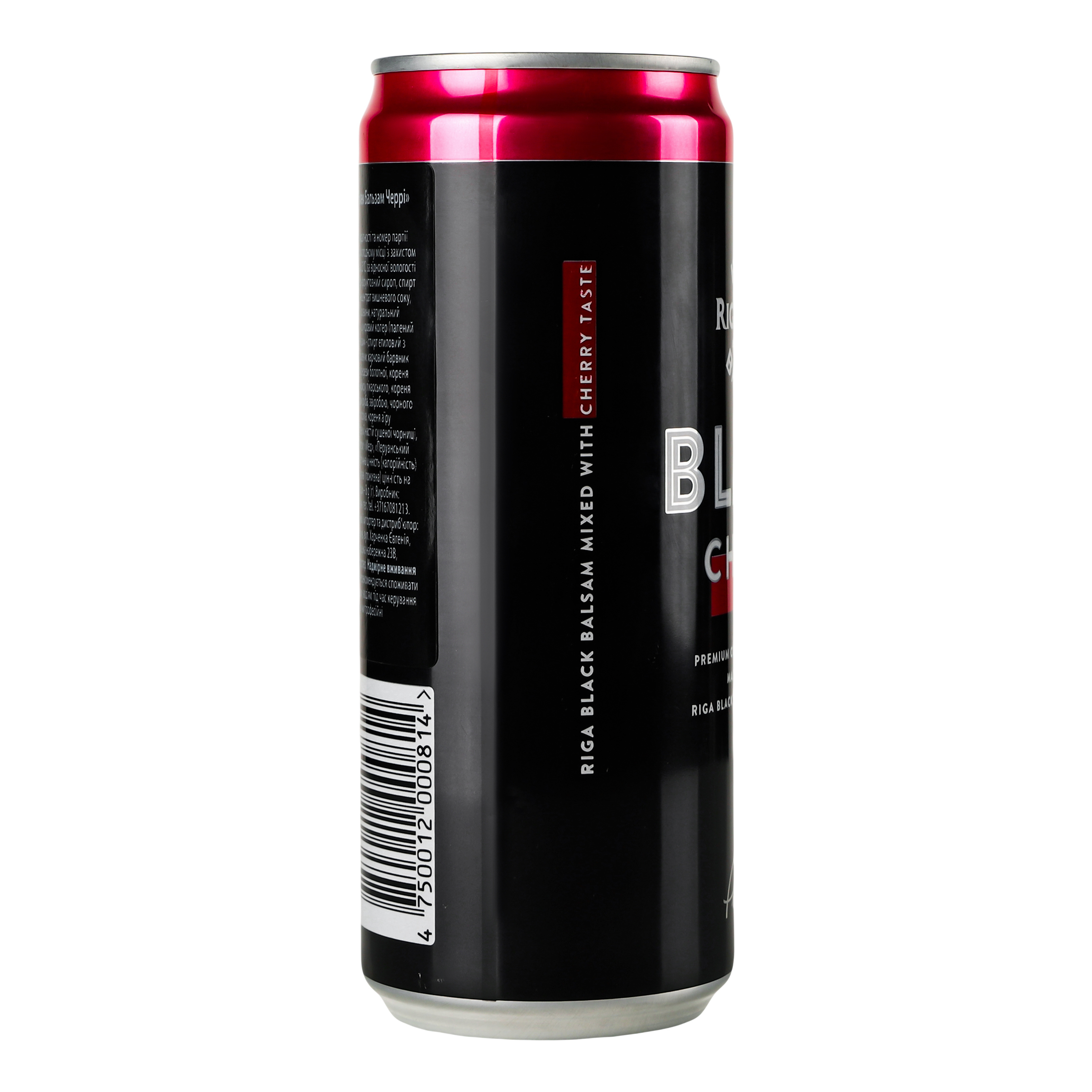 Напій слабоалкогольний Riga Black Balsam Cherry Cocktail, 5%, 0,33 л - фото 2