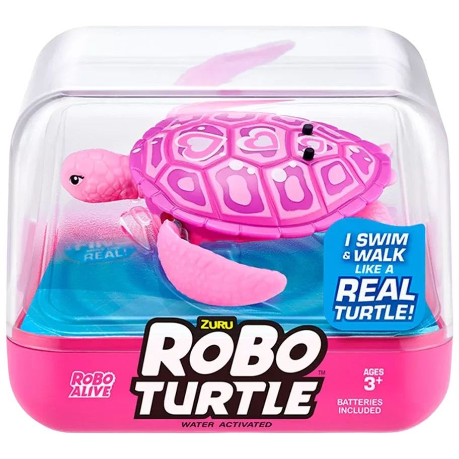 Интерактивная игрушка Robo Alive Робочерепаха, фиолетовый (7192UQ1-2) - фото 1