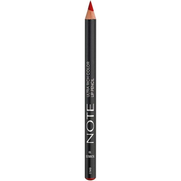 Карандаш для губ Note Cosmetique Ultra Rich Color Lip Pencil тон 10 (Scarlet) 1.1 г - фото 2