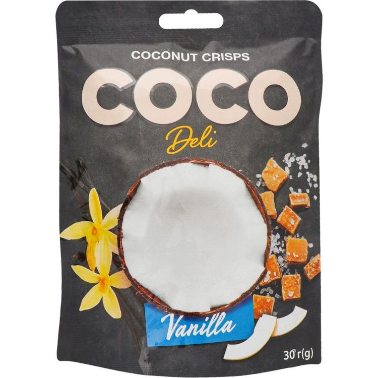 Чiпси кокосовi Coco Deli Vanilla 30 г (699521) - фото 1