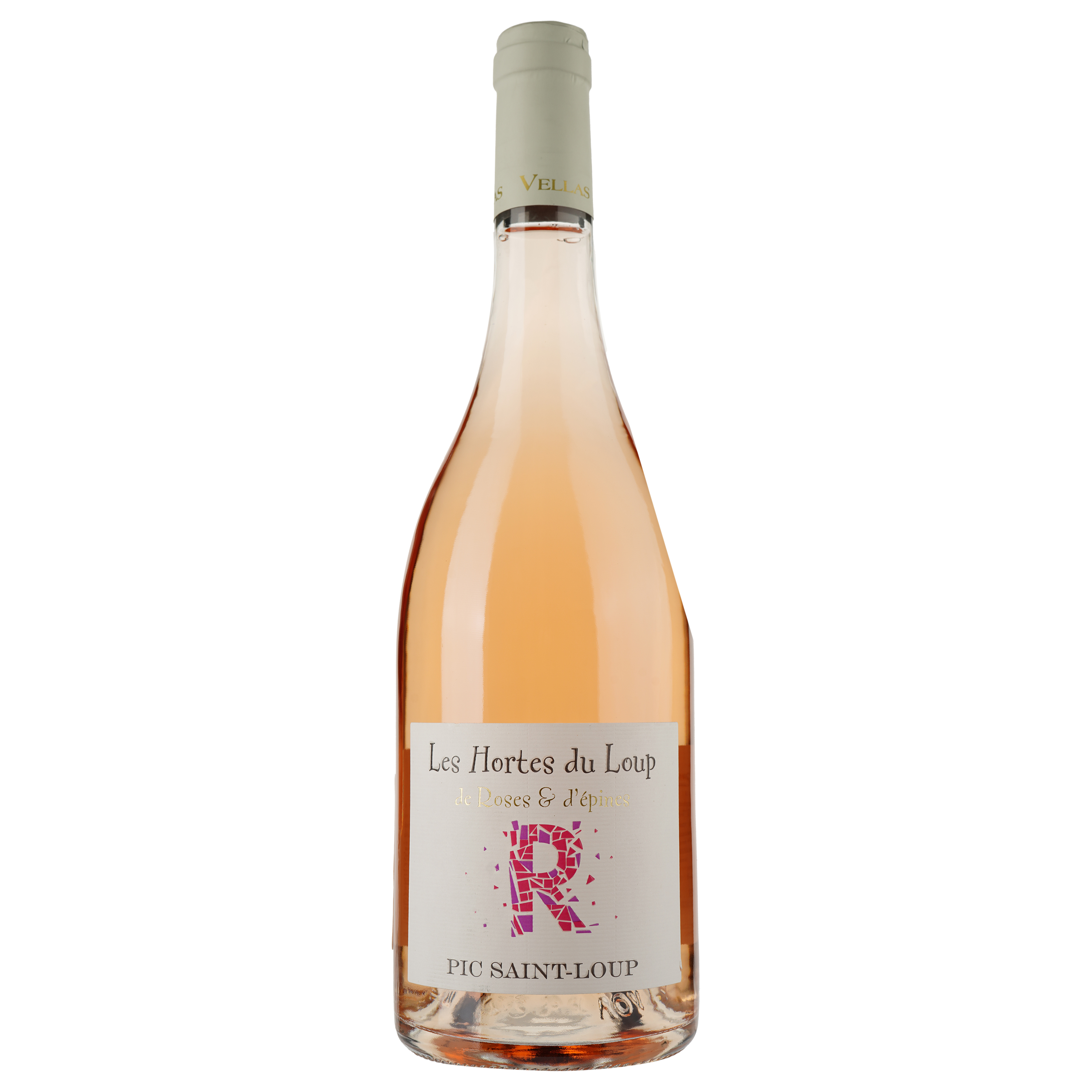 Вино Les Hortes Du Loup De Roses Et D'epines AOP Pic Saint Loup, рожеве, сухе, 0,75 л - фото 1