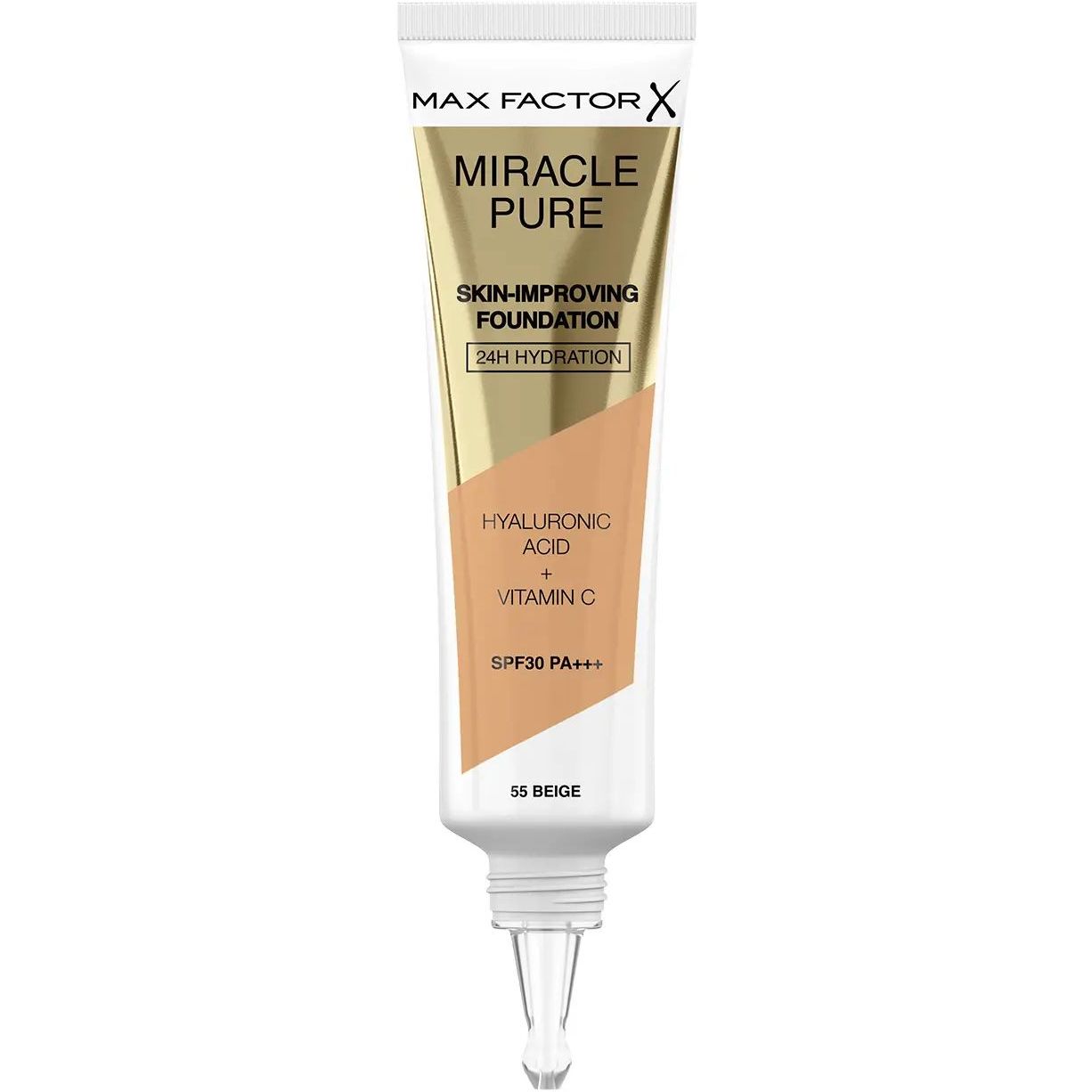 Тональная основа Max Factor Miracle Pure Skin-Improving Foundation SPF30 тон 055 (Beige) 30 мл - фото 2