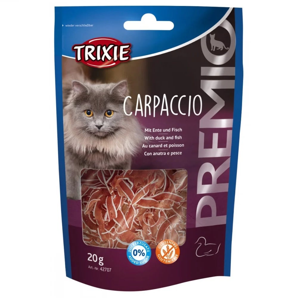 Лакомство для кошек Trixie Premio Carpaccio, с уткой и рыбой, 20 г (42707) - фото 1
