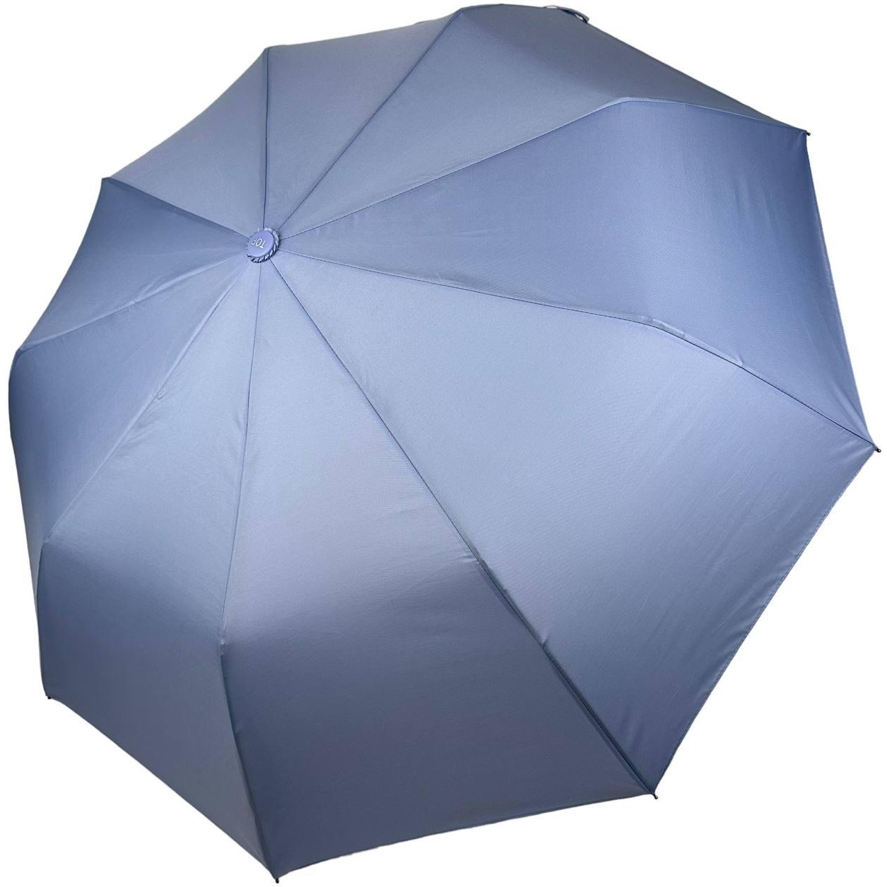 Жіноча складана парасолька напівавтомат Toprain 101 см блакитна - фото 1