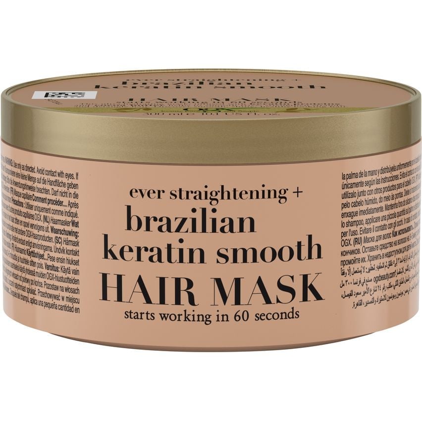 Маска для волос OGX Brazil Keratin Smooth 300 мл - фото 1