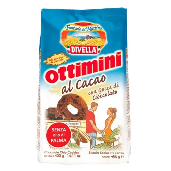 Печенье Divella Ottimini Al Cacao 400 г (DLR6228) - фото 1