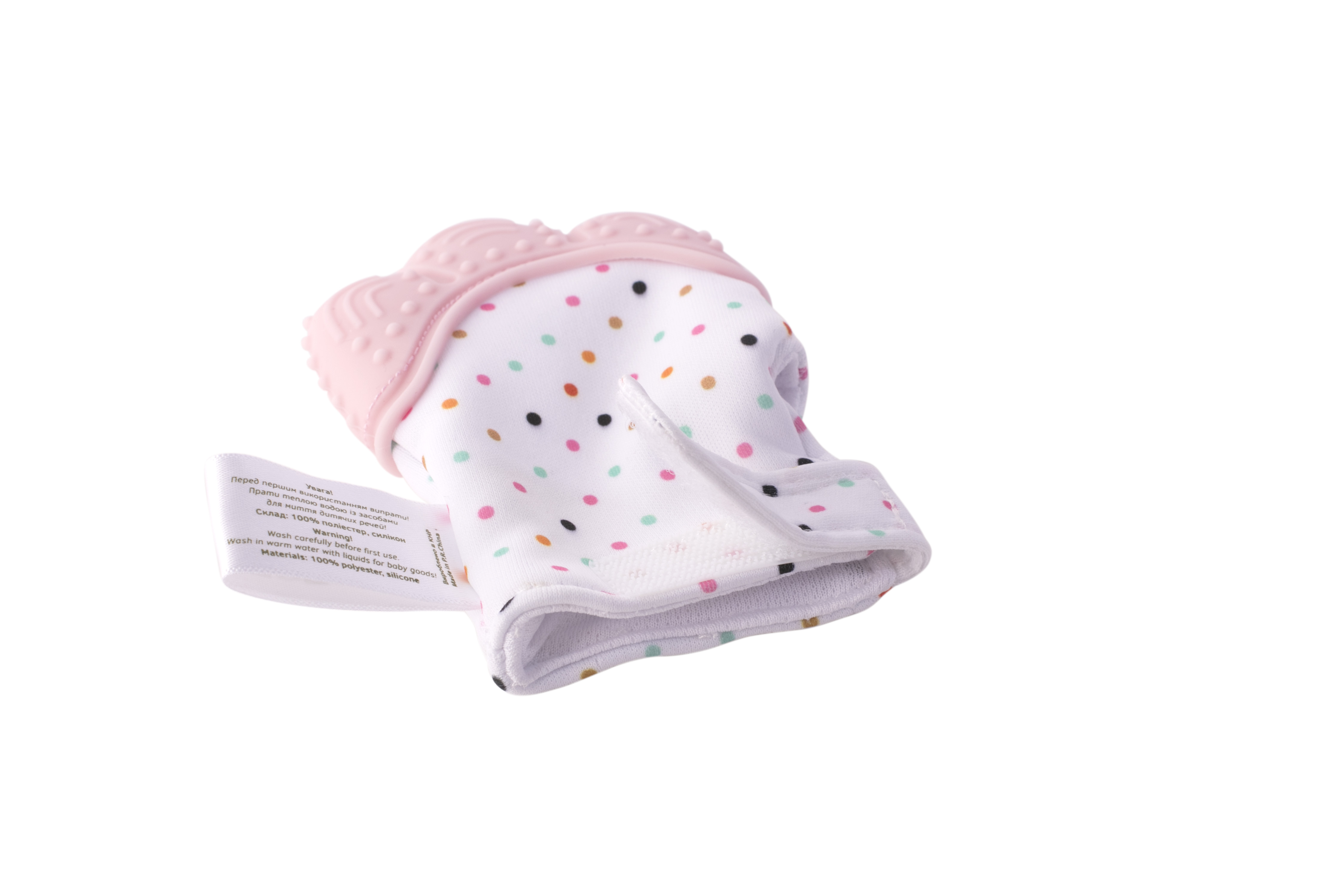 Прорезователь-перчатка Baby Team, розовый (4090_розовый) - фото 5