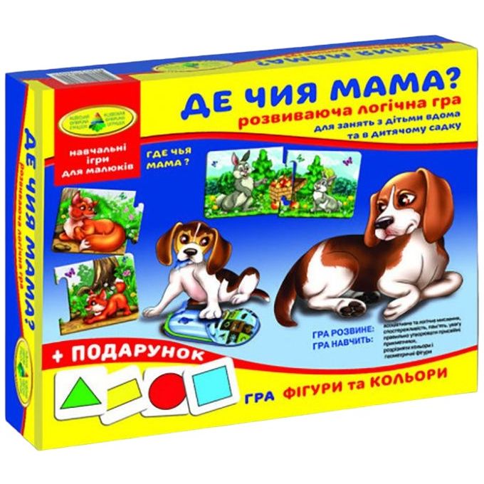 Игра Где чья мама? в кор. 86034 - фото 1