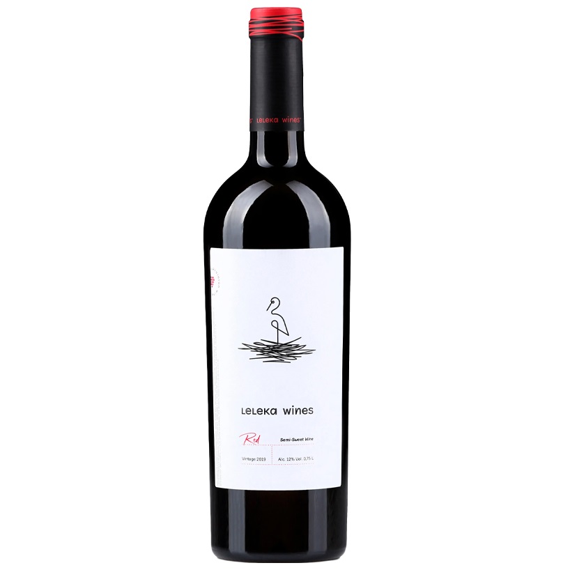 Вино Leleka Wines Red, красное, полусладкое, 12%, 0,75 л (8000019599840) - фото 1