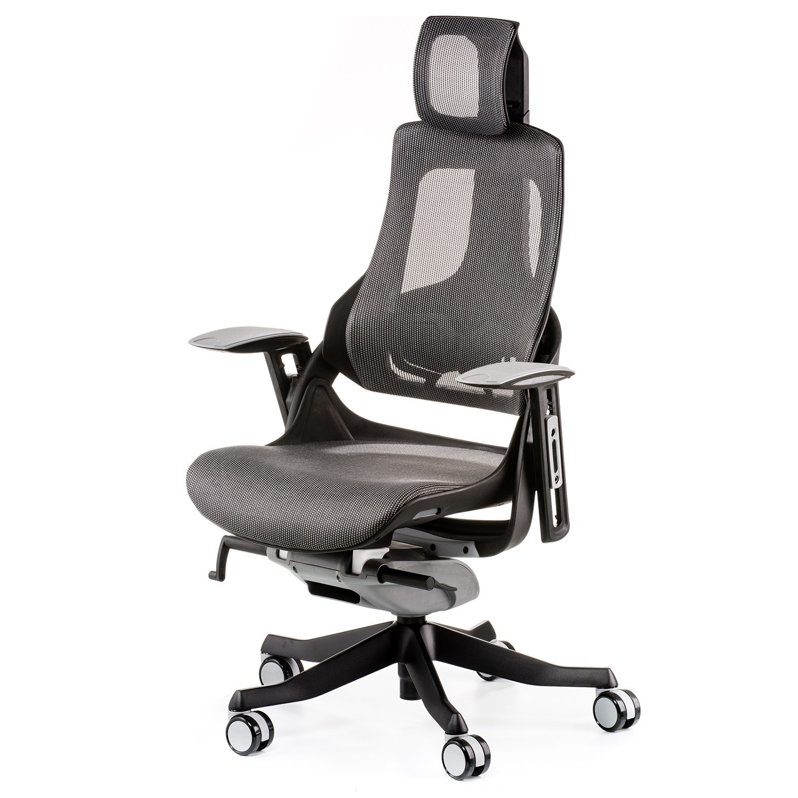 Офісне крісло Special4you Wau Charcoal Network темно-сіре (E0826) - фото 1