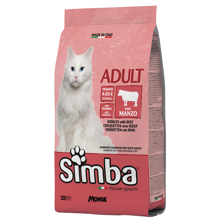 Сухой корм Simba Cat, для взрослых кошек, говядина, 20 кг - фото 1