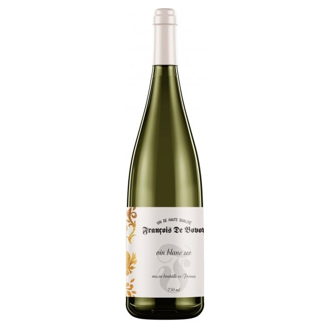 Вино Francois de Bovoy Blanc Sec, біле, сухе, 0,75 л (911719) - фото 1
