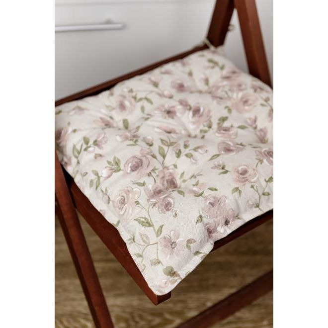 Подушка на стул Прованс Тереза ​​цветочка 40х40 см (34523) - фото 2