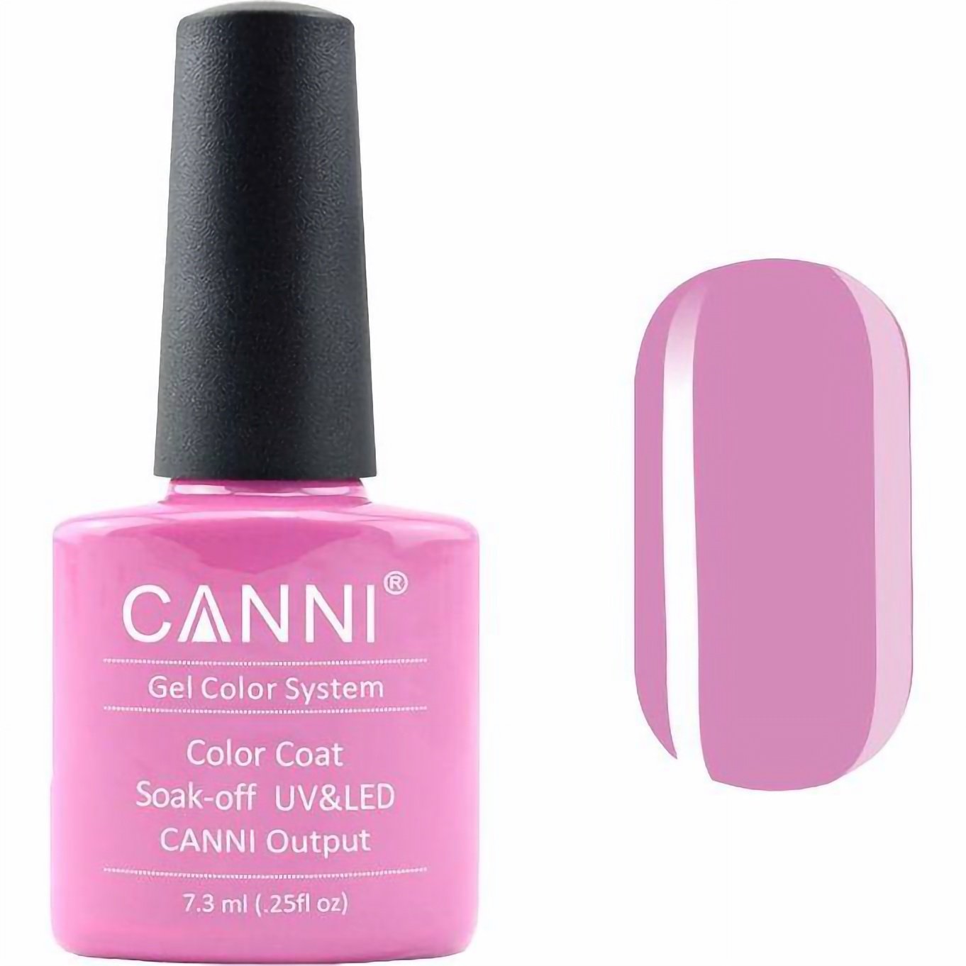 Гель-лак Canni Color Coat Soak-off UV&LED 90 нежный фуксия 7.3 мл - фото 1