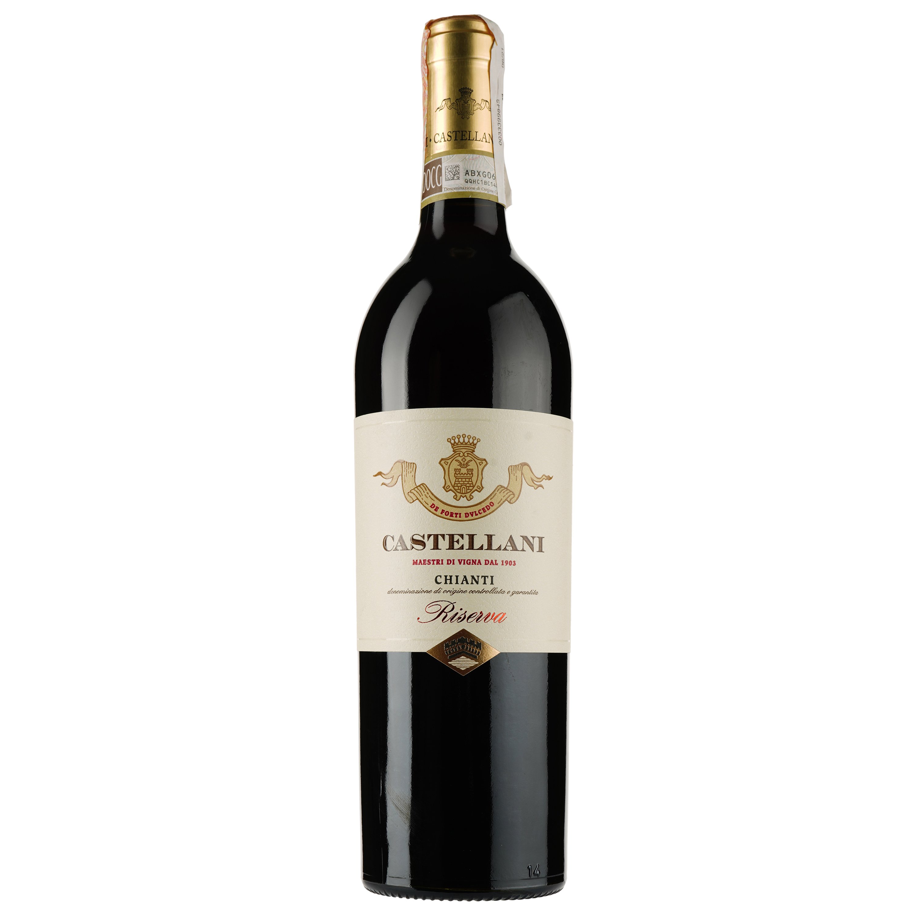 Вино Castellani Chianti Riserva DOCG, красное, сухое, 12,5%, 0,75 л - фото 1