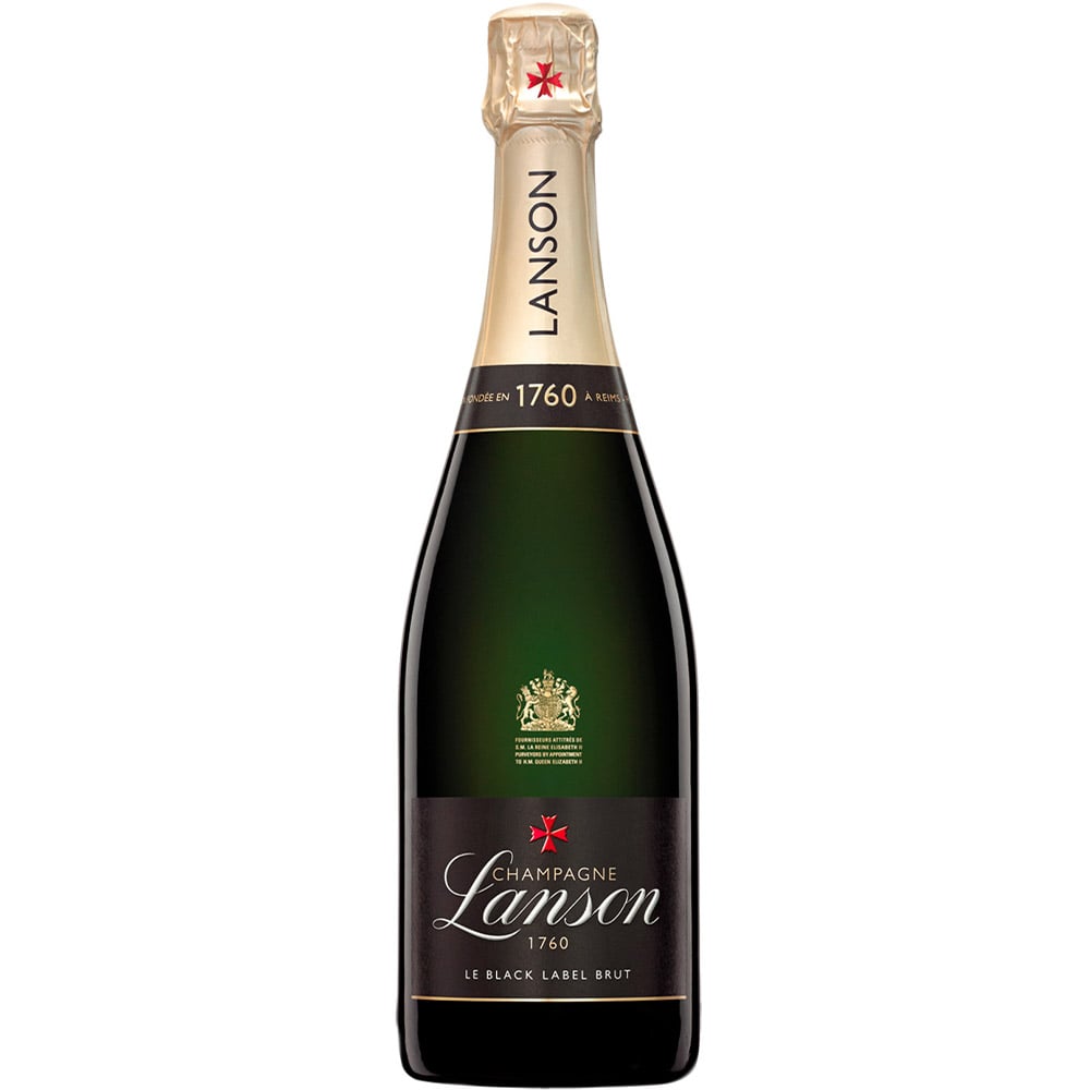 Шампанское Lanson Le Black Label Brut белое брют 0.75 л - фото 1