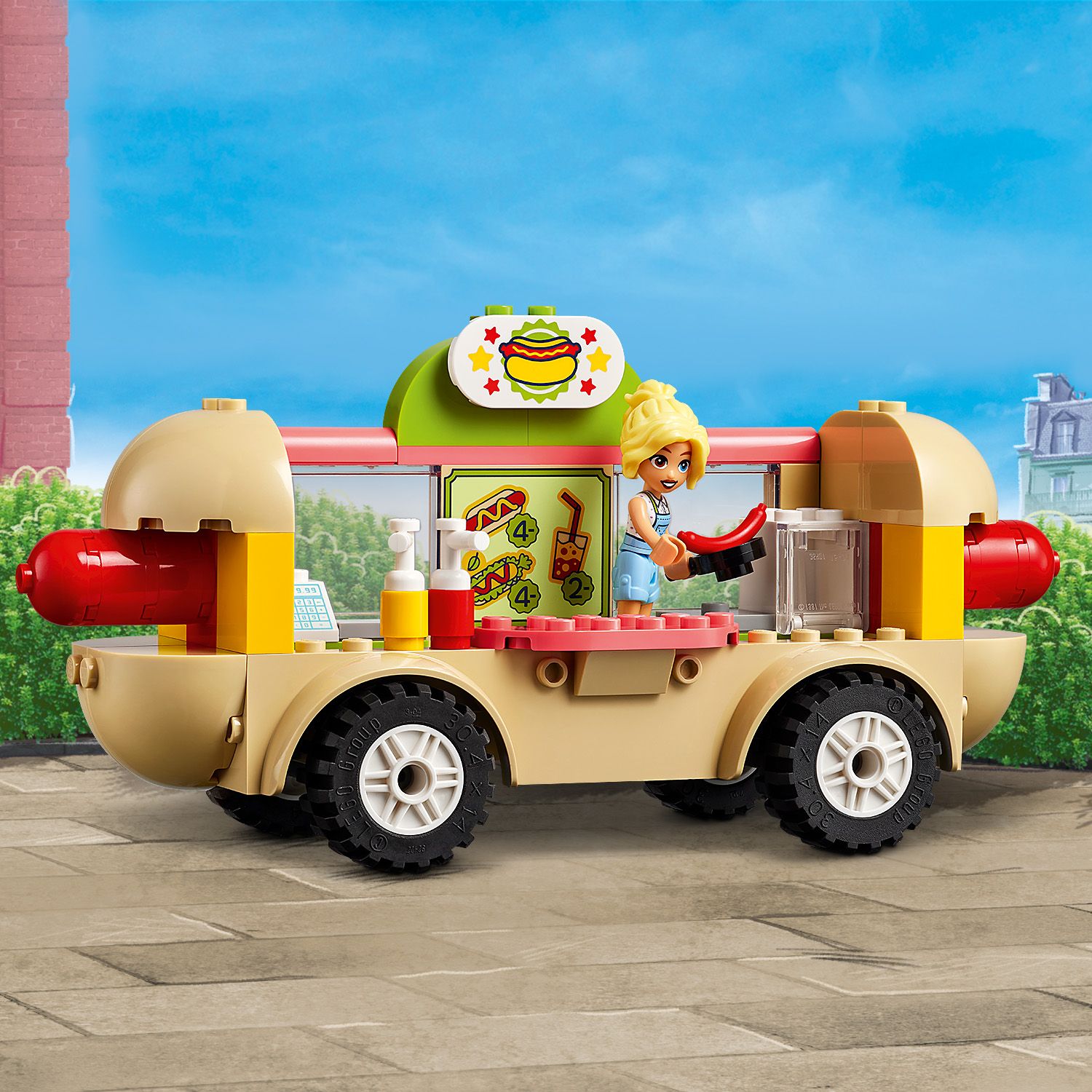 Конструктор LEGO Friends Вантажівка із хот-доґами 100 деталі (42633) - фото 6