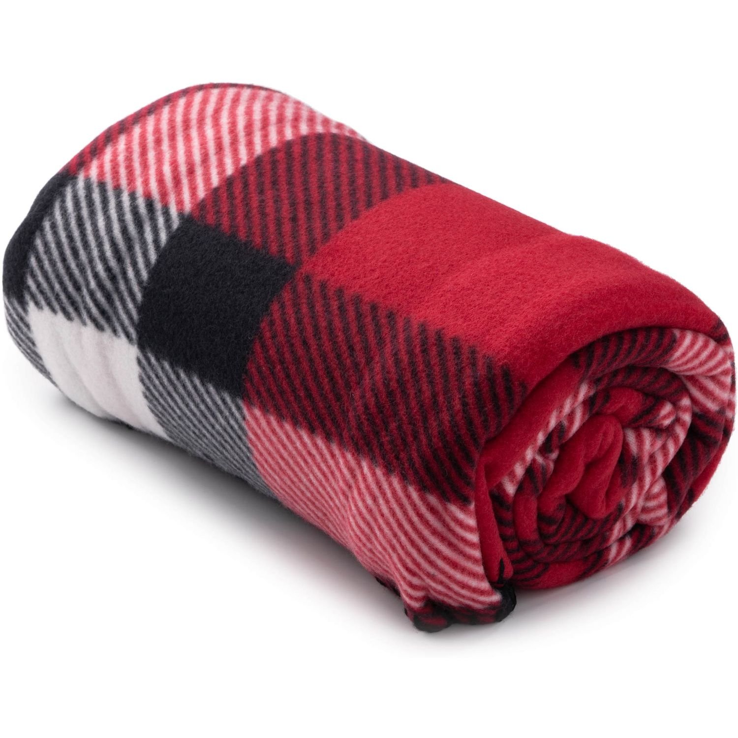 Плед Ardesto Fleece, 160х130 см, клітинка червоно-чорна (ART0704PB) - фото 3