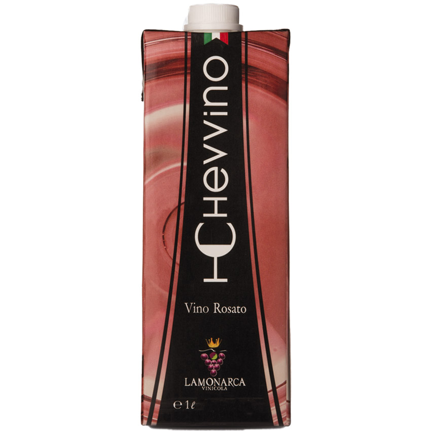 Вино Lamonarca Chevvino Rosato, розовое, сухое, 1 л - фото 1