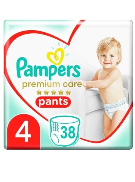 Подгузники-трусики Pampers Premium Care Pants 4 (9-15 кг), 38 шт. - фото 2