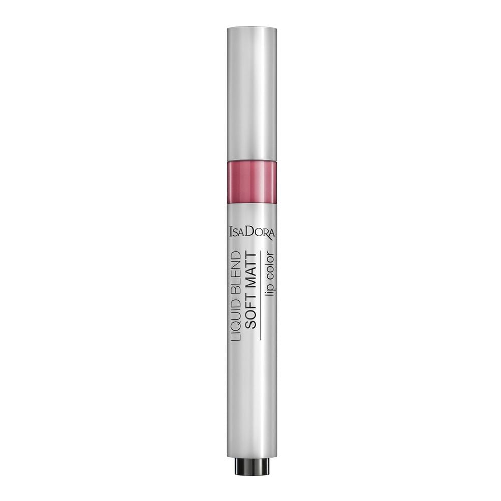 Жидкая матовая помада для губ IsaDora Liquid Blend Soft Matte Lip Color, тон 86 (Deep Plum), 3 мл (616638) - фото 2