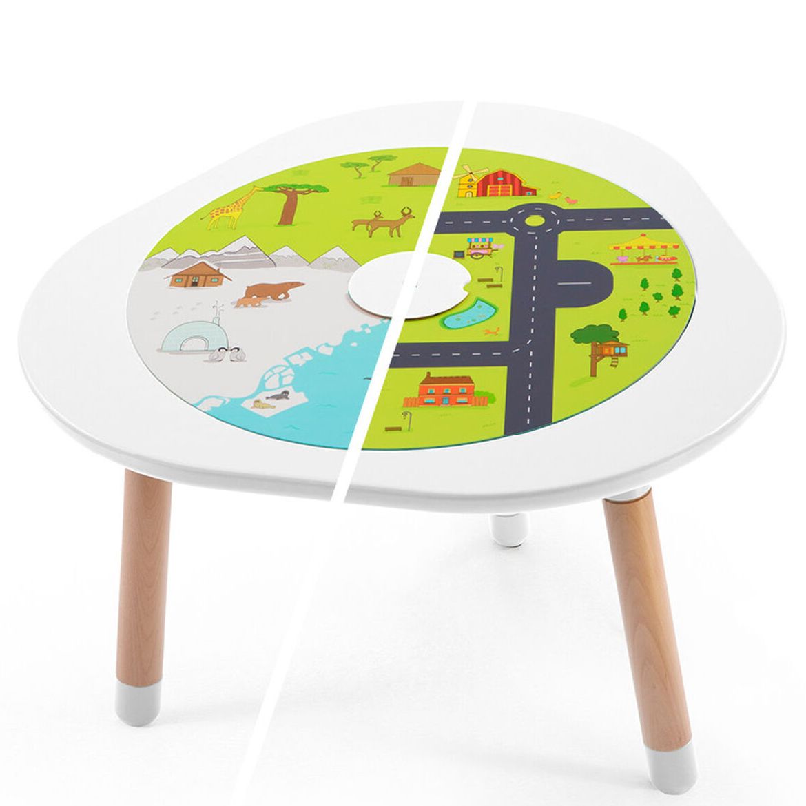 Детский игровой многофункциональный столик Stokke MuTable, белый (581703) - фото 3
