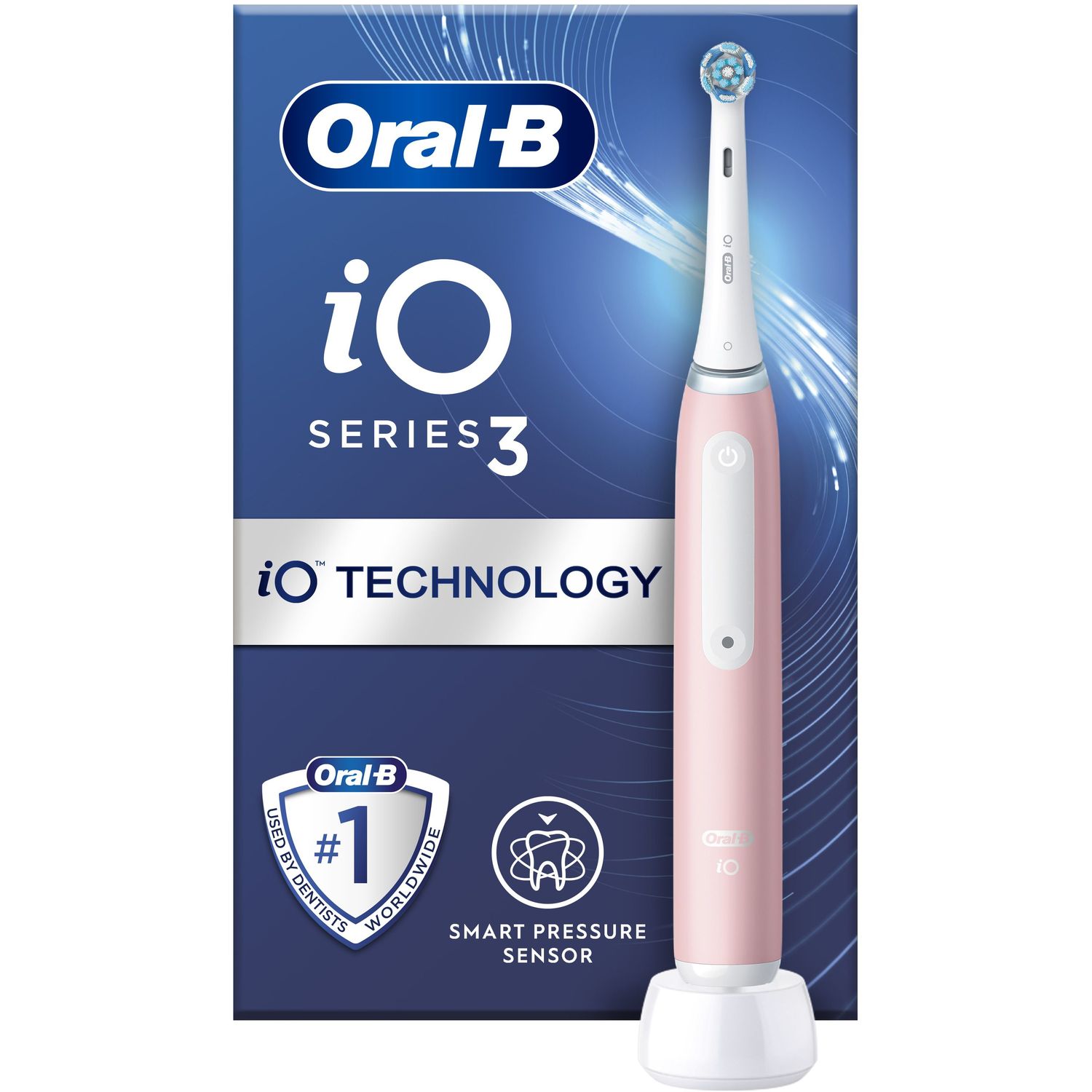 Електрична зубна щітка Oral-B iO Series 3, рожевий - фото 2