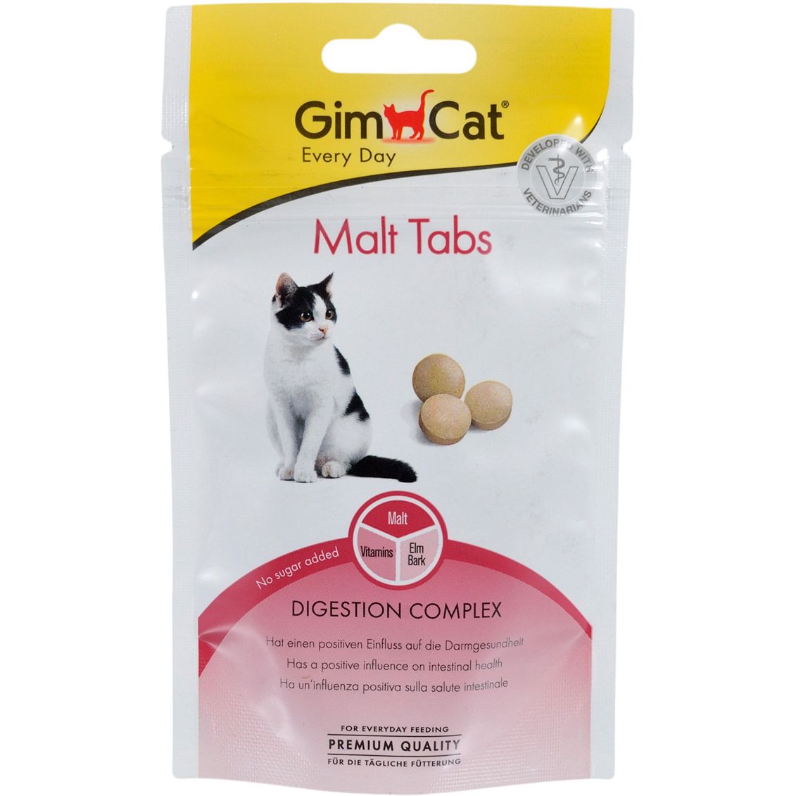 Таблетки для котов GimCat Every Day Malt Tabs, 40 г - фото 1