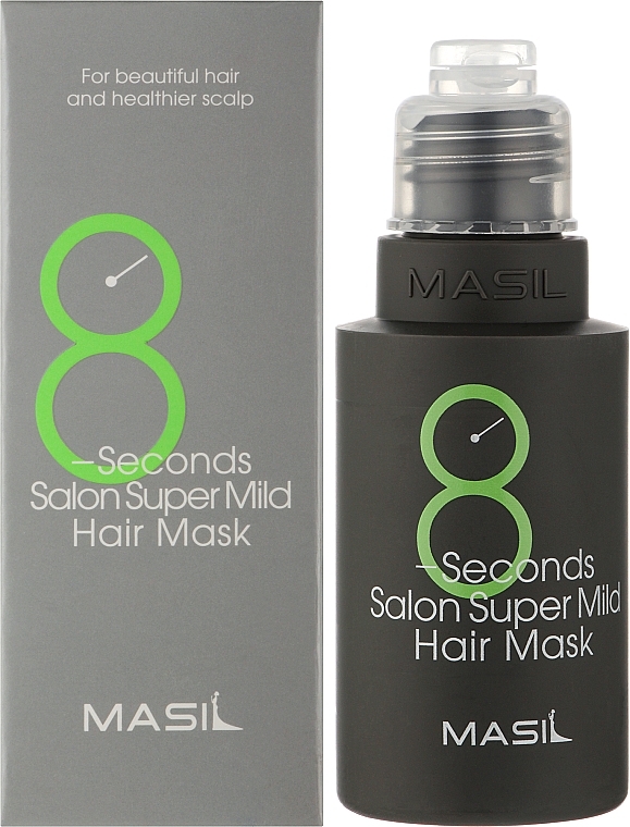 Супермягкая маска для быстрого восстановления волос Masil 8 Seconds Salon Supermild Hair Mask 50 мл - фото 2