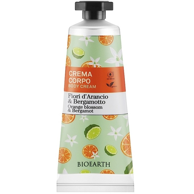 Крем для тіла Bioearth Family Orange Blossom & Bergamot Body Cream 75 мл - фото 1