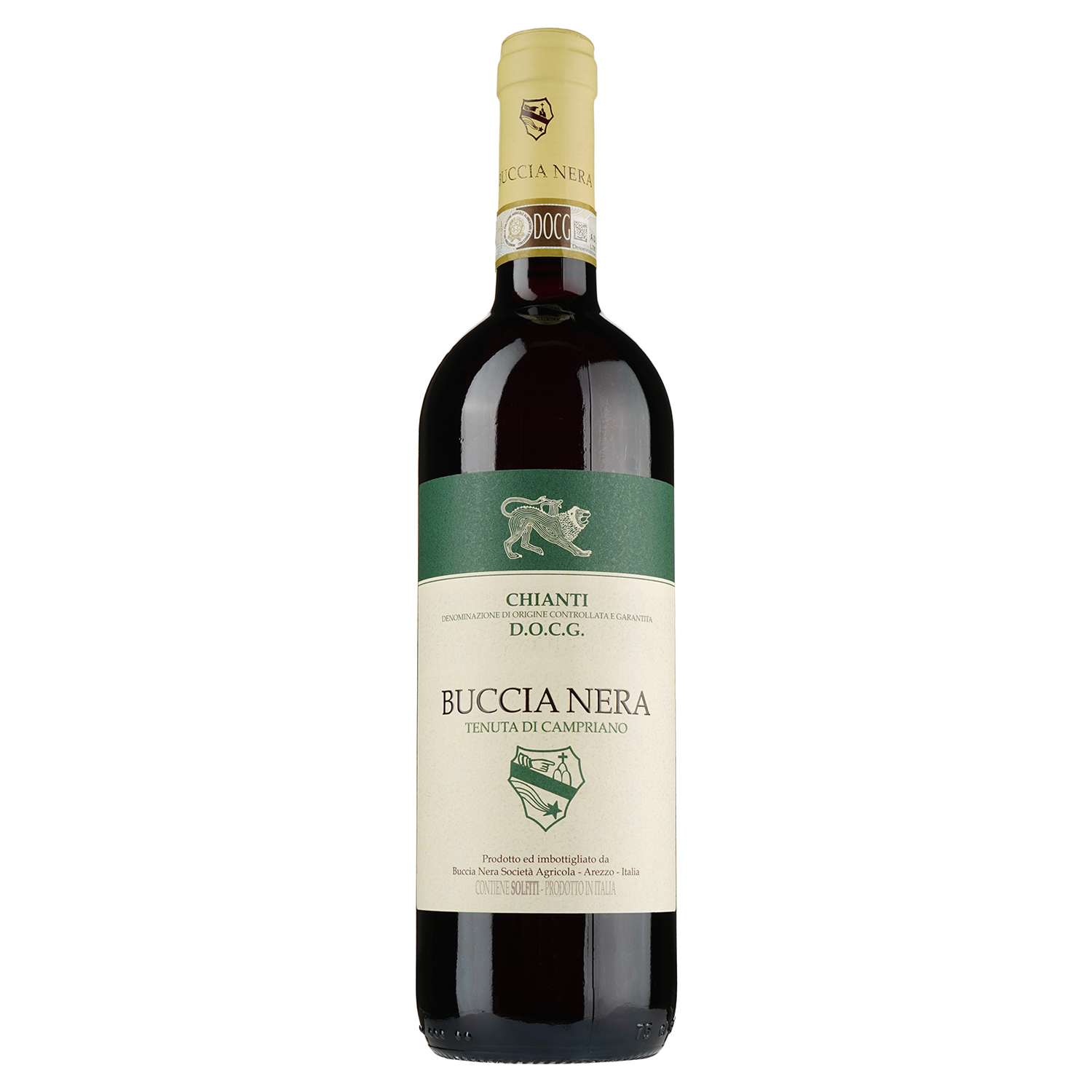 Вино Buccia Nera Tenuta Di Campriano Chianti DOCG, червоне, сухе, 0,75 л - фото 1