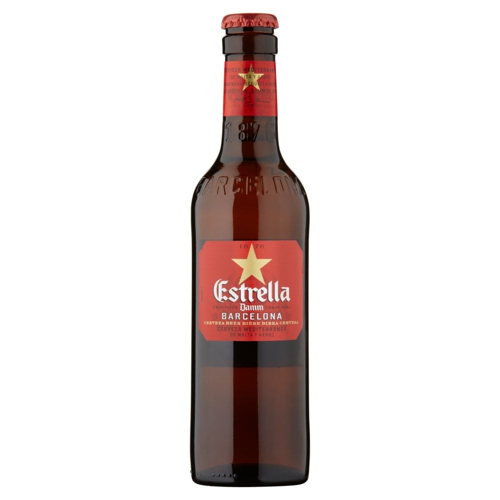 Пиво Estrella Damm Barcelona, светлое, 4,6%, 0,33 л (489870) - фото 1