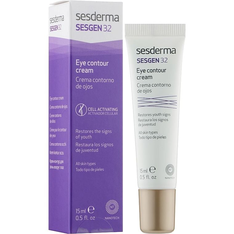 Крем клеточный активатор для контура глаз Sesderma Sesgen 32 Eye Contour Cream, 15 мл - фото 1
