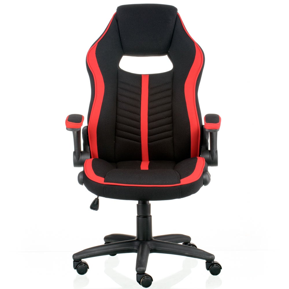 Офісне крісло Special4you Prime чорне з червоним (E5555) - фото 2