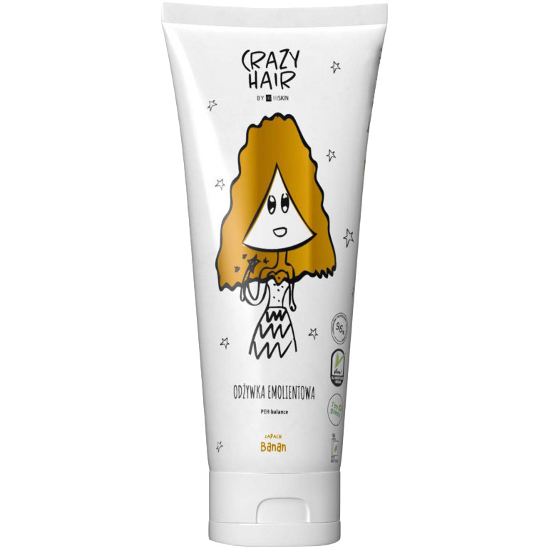 Пом'якшувальний кондиціонер для волосся HiSkin Crazy Hair Emollient Banana, 250 мл - фото 1