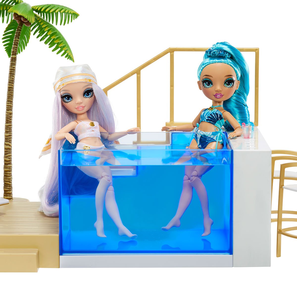 Игровой набор для кукол Rainbow High Pacific Coas Вечеринка у бассейна (578475) - фото 5