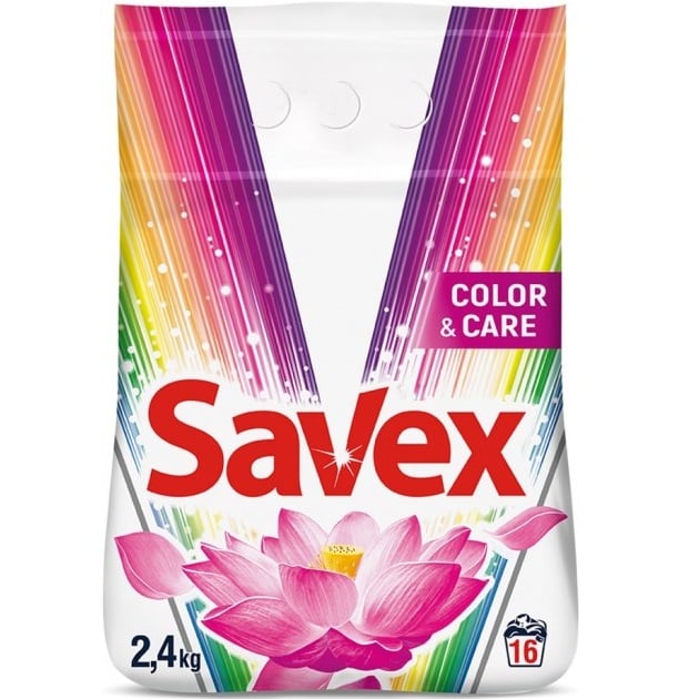 Пральний порошок Savex Color & Care, 2,4 кг - фото 1