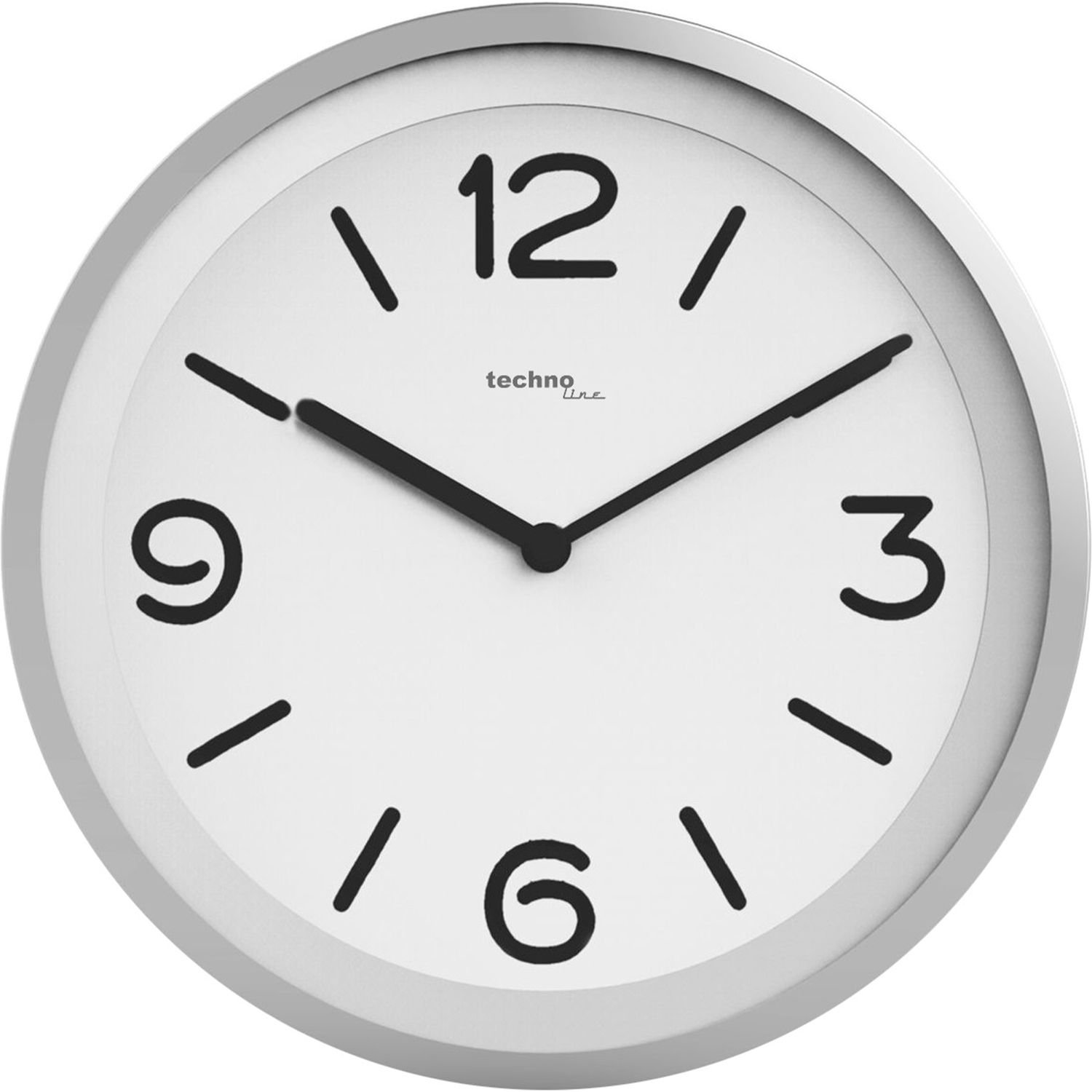 Часы настенные Technoline WT7400 Silver (WT7400) - фото 1