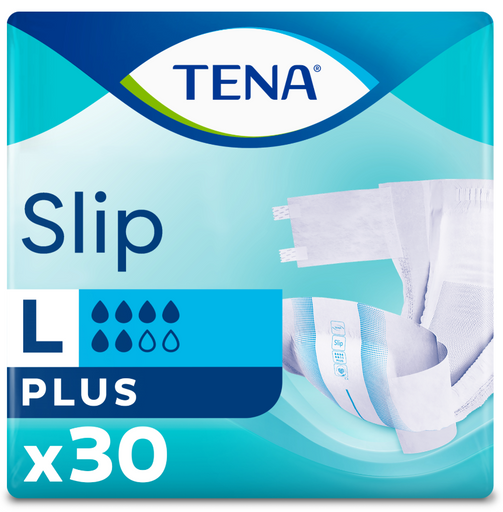 Подгузники для взрослых Tena Slip Plus Large 30 шт. - фото 1