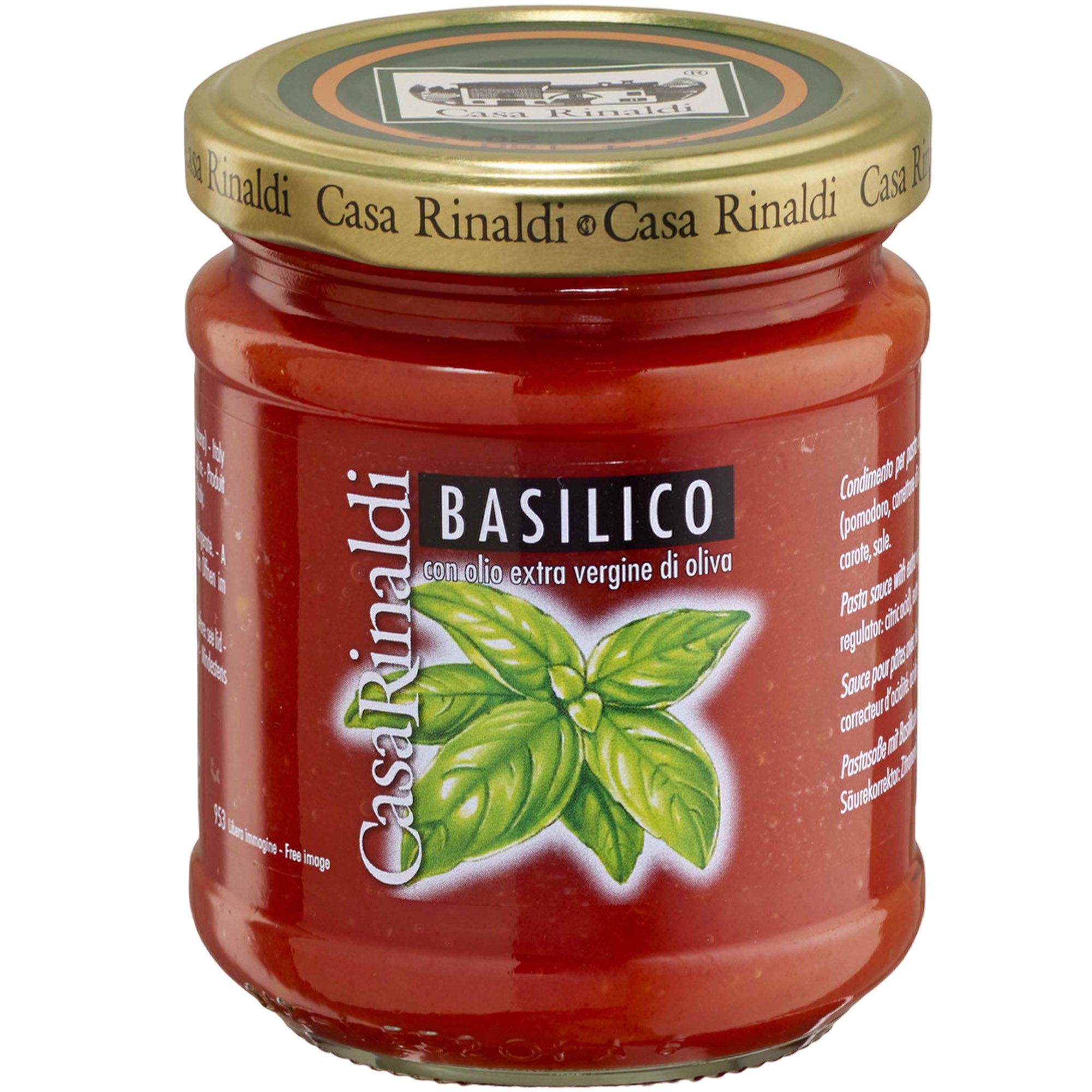 Соус Casa Rinaldi томатний з базиліком 190 г (496950) - фото 1