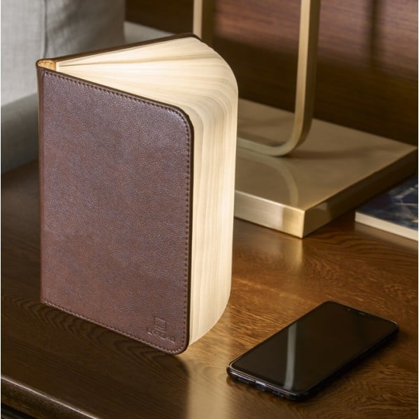 Светильник-книга Smart Book, натуральная кожа,400 люмен (GK12L2) - фото 3