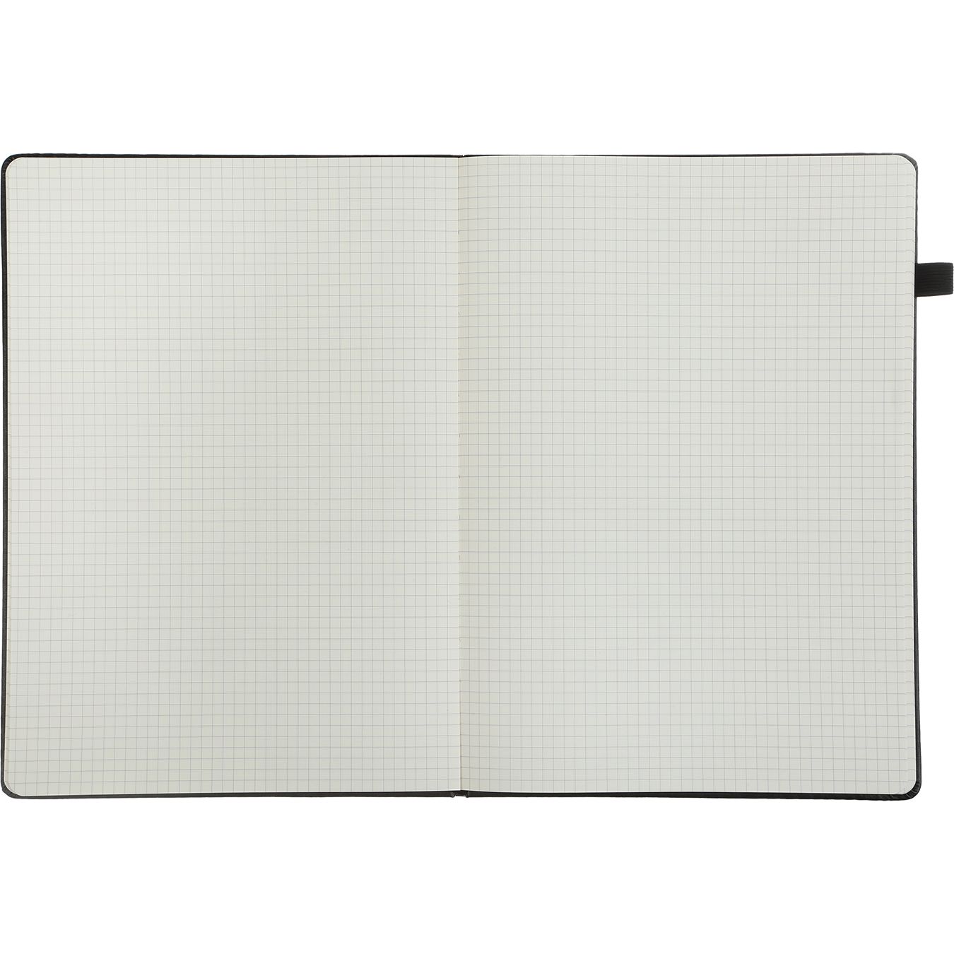 Книга записная Buromax Etalon в клеточку 295х210 мм черная 96 листов (BM.294160-01) - фото 4