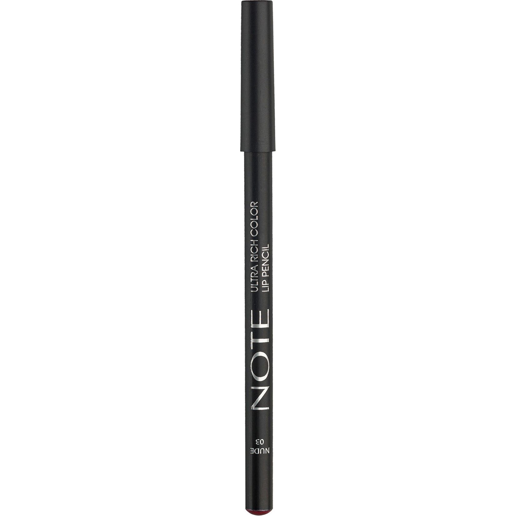 Олівець для губ Note Cosmetique Ultra Rich Color Lip Pencil відтінок 3 (Nude Rose) 1.1 г - фото 1