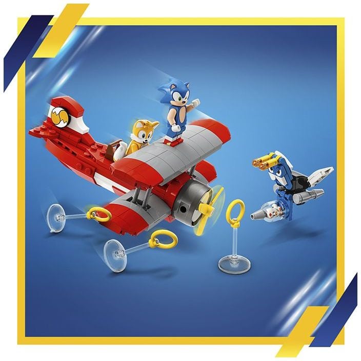 Конструктор LEGO Sonic Мастерская Тейлз и самолет Торнадо 376 деталей (76991) - фото 4